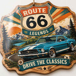 Mother Road 100 Adventure MDF Wood Hanging Wall Decor – Truck - MintiHome