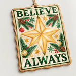 Christmas MDF Wood Hanging Wall Decor – Warm Winter Wishes - MintiHome