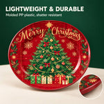 Christmas Decorative Charger Plate – Merry Christmas Script - MintiHome