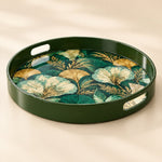 Ramadan & Eid al-Fitr Plastic Serving Tray – Gilded Leaf Trail - MintiHome