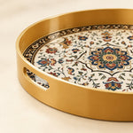 Eid al-Adha Damask Plastic Serving Tray – Islamic Floral - MintiHome