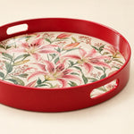 Navy Gold Peony Plastic Serving Tray – Delft Bloom - MintiHome