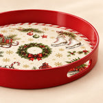 Christmas Whimsical Trees Serving Tray - Playful Pattern - MintiHome