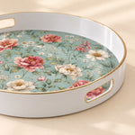 Autumn Floral Plastic Serving Tray – Pumpkin Botanical - MintiHome