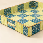 Daily Decorative Plastic Serving Tray – Americana Quilt Patchwork - MintiHome