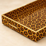Orange Zebra Print Plastic Serving Tray – Full Print Border - MintiHome