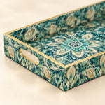 Ramadan Decorative Plastic Serving Tray – Ogee Medallion Lattice - MintiHome