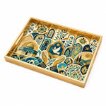 Peace Dome Glass Serving Tray – Doves Olive Branch - MintiHome