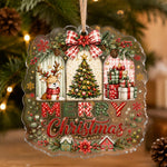 Merry Christmas Acrylic Hanging Wall Decor – Window Panes - MintiHome