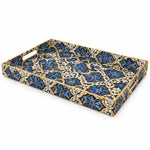 Ramadan Decorative Plastic Serving Tray – Arabesque Scroll Damask - MintiHome