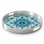 Ramadan & Eid al-Fitr Plastic Serving Tray – Azure Bloom Tilework - MintiHome