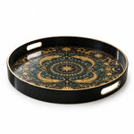 Ramadan & Eid al-Fitr Plastic Serving Tray – Nautical Compass Rose - MintiHome