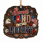 Sweet Land Of Liberty Acrylic Hanging Wall Decor – Eagle - MintiHome