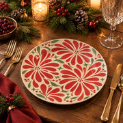 Daily Decorative Charger Plate – Red Starburst Bloom - MintiHome