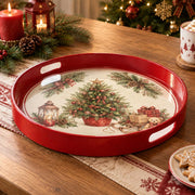 Christmas Decorative Serving Tray – Sleigh Tree Treasure - MintiHome