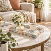 Daily Decorative Plastic Serving Tray – Moroccan Star Tile - MintiHome