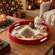 Christmas Decorative Serving Tray – Sleigh Tree Treasure - MintiHome