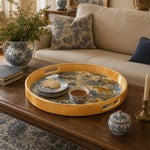 Tiger and Botanical Toile Serving Tray – Vintage Safari Design - MintiHome