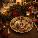 Christmas Santa Claus and Gifts Decorative Plate – Nutcracker Holiday - MintiHome