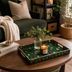 Green Gold Christmas Plastic Tray – Tree Gift Ornament - MintiHome