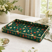 Green Gold Christmas Plastic Tray – Tree Gift Ornament - MintiHome