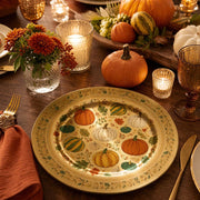 Thanksgiving Charger Plate in Vibrant Pumpkin Orange - MintiHome