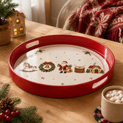 Christmas Vintage Parade Serving Tray - Santa Horse - MintiHome