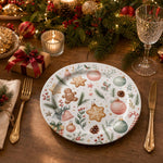 Christmas Gingerbread and Ornament Decorative Plate – Holiday Treat - MintiHome