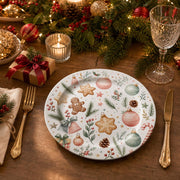 Christmas Gingerbread and Ornament Decorative Plate – Holiday Treat - MintiHome