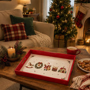 Christmas Vintage Parade Serving Tray - Santa Horse - MintiHome