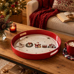 Christmas Vintage Parade Serving Tray - Santa Horse - MintiHome