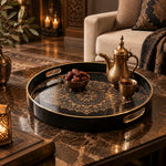 Ramadan & Eid al-Fitr Plastic Serving Tray – Antique Lace Mandala - MintiHome