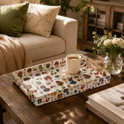 Christmas Gifts and Bells Serving Tray - Festive Red - MintiHome