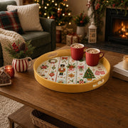 Nutcracker Christmas Tree Gingerbread Plastic Serving Tray - MintiHome