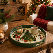 Christmas Retro Santa Serving Tray - Tree Nutcracker - MintiHome