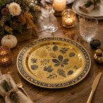 Thanksgiving Charger Plate in Golden Yellow Harvest Tone - MintiHome