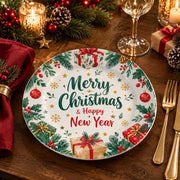 Christmas Decorative Charger Plate – Christmas Gifts and Pines - MintiHome