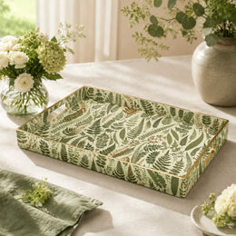 Daily Decorative Plastic Serving Tray – Fern Specimen Collection - MintiHome
