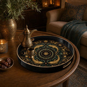Ramadan & Eid al-Fitr Plastic Serving Tray – Nautical Compass Rose - MintiHome