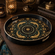 Ramadan & Eid al-Fitr Plastic Serving Tray – Nautical Compass Rose - MintiHome