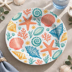 Daily Decorative Charger Plate – Colourful Shell Scatter decorative charger plate on a styled table.