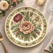 Daily Decorative Charger Plate – Cream Rose Pumpkin decorative charger plate on a styled table.
