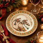Daily Decorative Charger Plate – Horses Jewelled Harness decorative charger plate on a styled table.