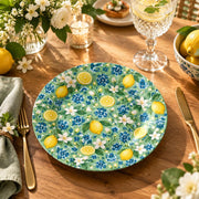Daily Decorative Charger Plate – Sage Allover Field decorative charger plate on a styled table.
