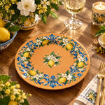 Daily Decorative Charger Plate – Terracotta Wreath decorative charger plate on a styled table.