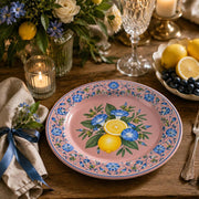 Daily Decorative Charger Plate – Dusty Rose Element Mix decorative charger plate on a styled table.