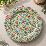 Easter Decorative Charger Plate – Mint Spring Bloom Allover - MintiHome
