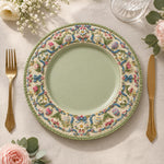 Easter Decorative Charger Plate – Sage Lace Border Ring - MintiHome
