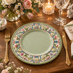 Easter Decorative Charger Plate – Sage Lace Border Ring - MintiHome