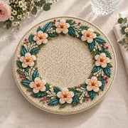 Easter Decorative Charger Plate – Sand Bloom Ring Border - MintiHome